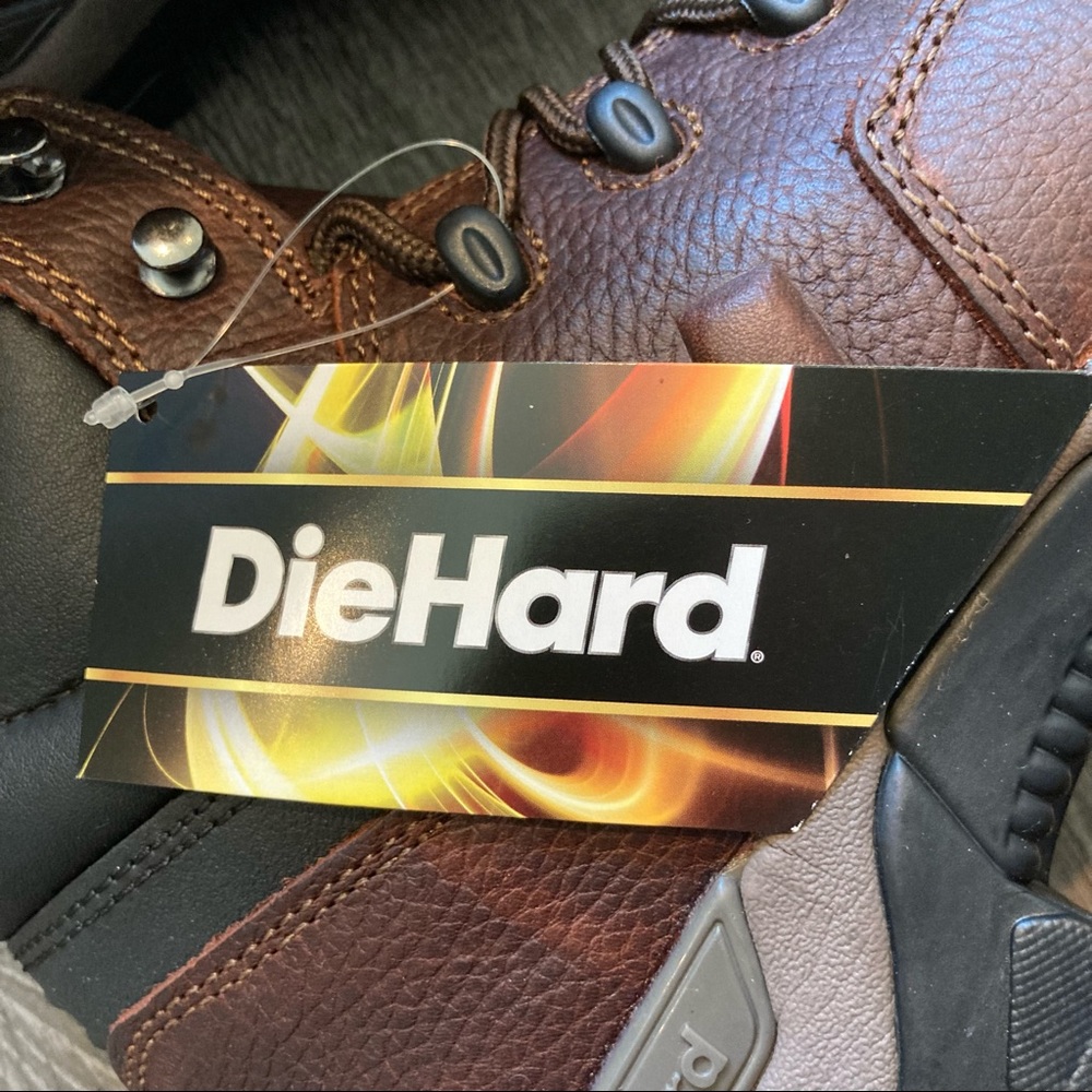 Die Hard Brown 6” Soft Toe Hiking Boots Size 9 NWOB - Picture 9 of 11